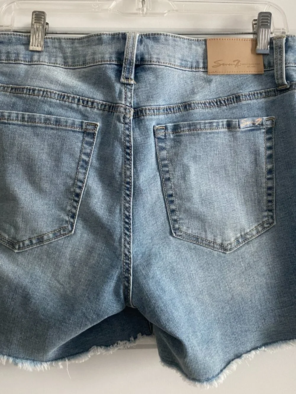 7 For All Mankind Denim Shorts Denim Cutoffs - Size 8